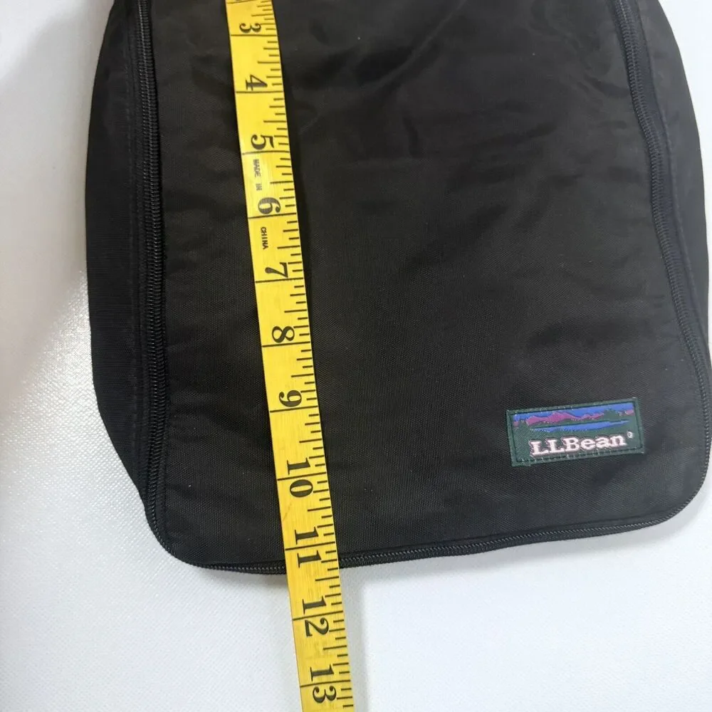LL Bean Bag Personal Organizer Toiletry Black Green Travel Men Unisex Gorpcore
